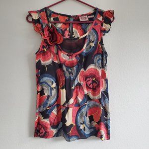 Juicy Couture Floral Sleeveless Top